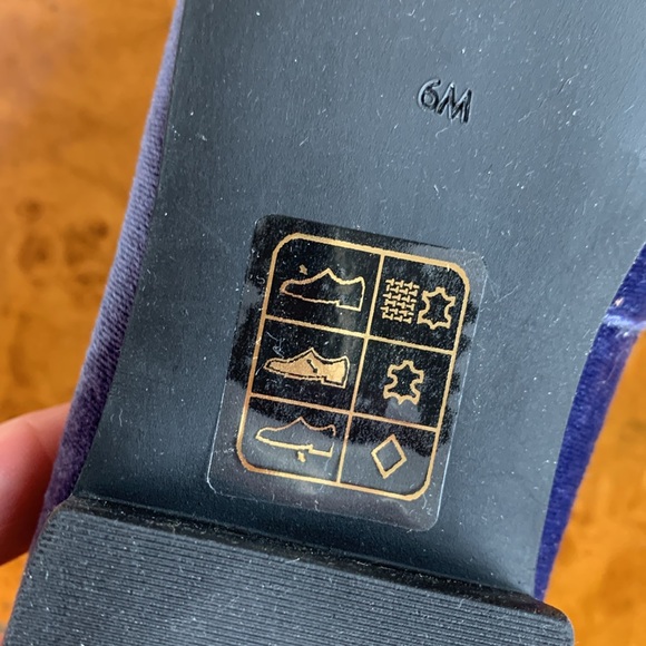 Jack Rogers dog loafer // Chocolate Lab Blue velvet loafer Jack Rogers NIB - Picture 6 of 9